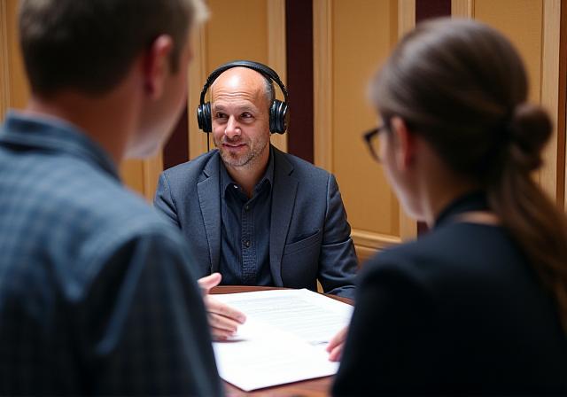 Legal consultation in a professional music studio environment